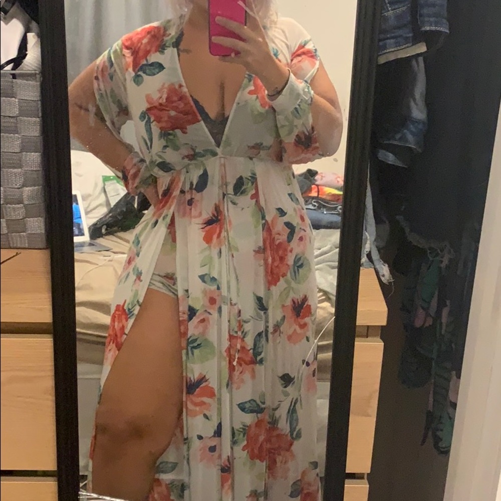COPY - Sexy Floral Mesh Romper